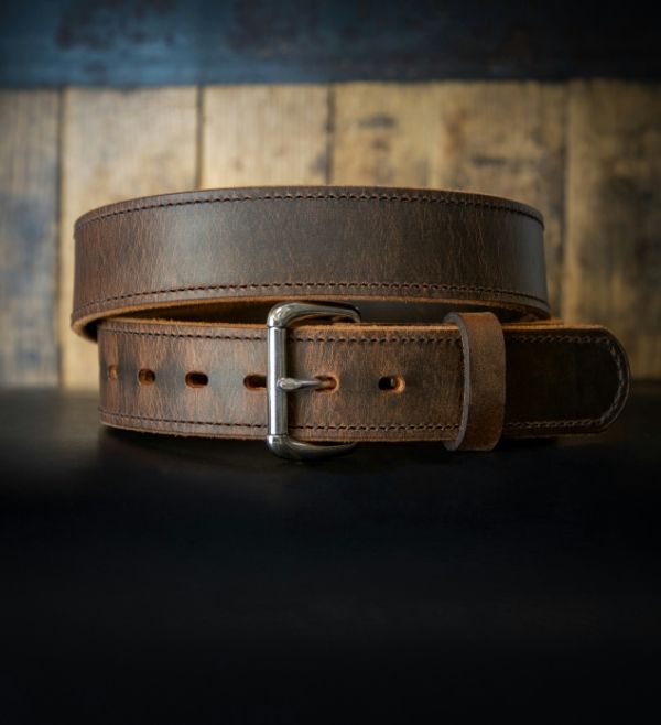 Heritage Brown Leather Belt